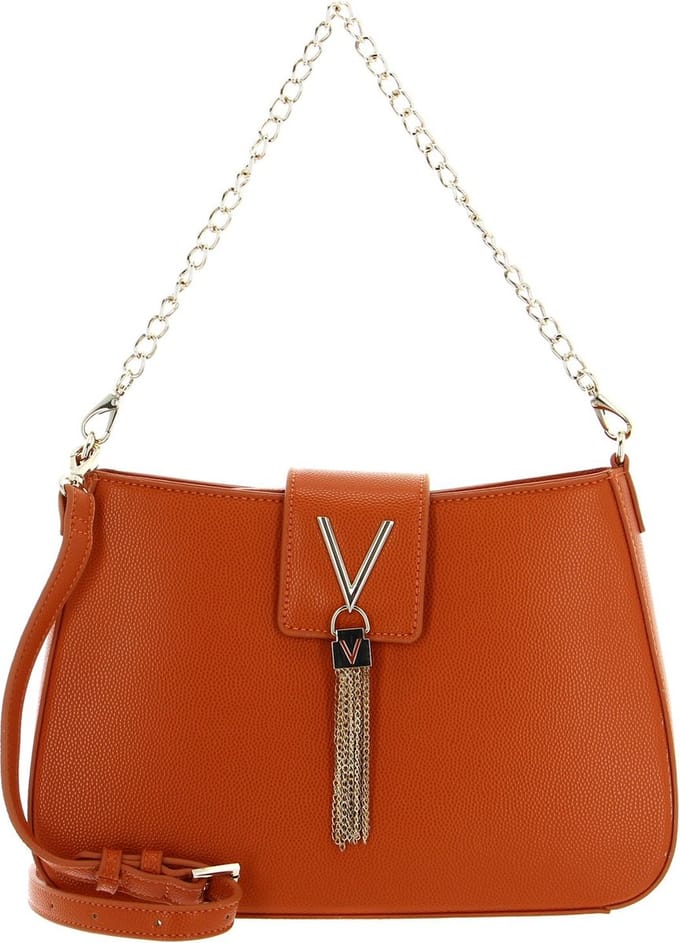 VALENTINO Schoudertas Divina Hobo Bag Arancio Oranje