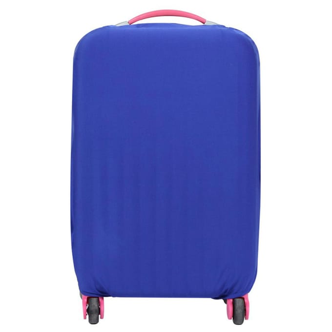 Reisbagagehoes Elastische kofferhoes Stofkap S blauw