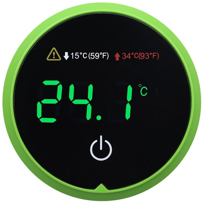 Digitale aquariumthermometer met LED-display en draadloze temperatuurmeting