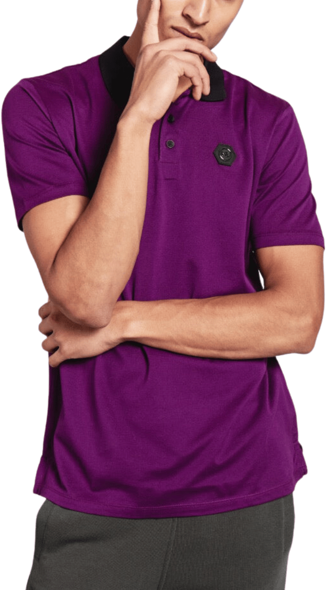 MB Chest Badge Polo | BURGUNDY - BURGUNDY / 4XL