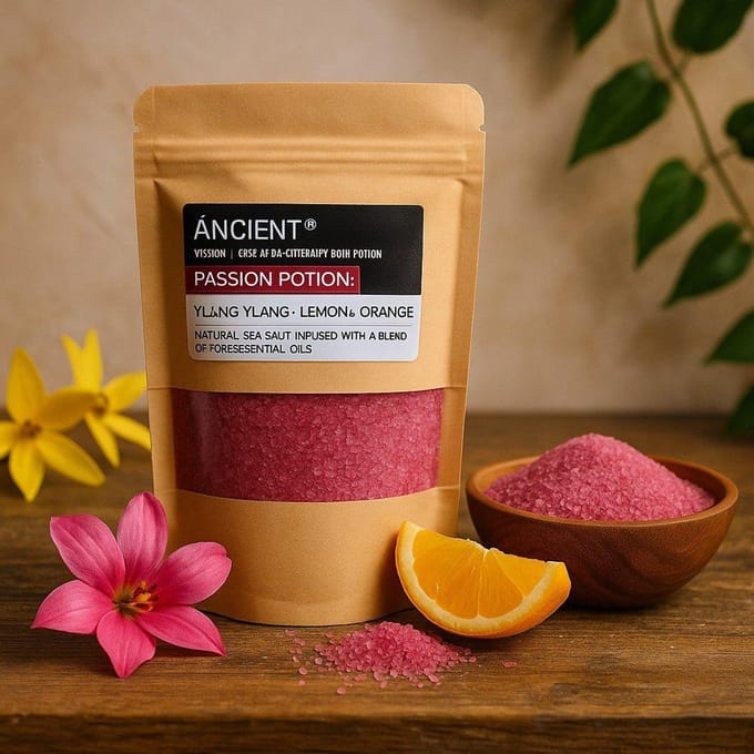 Aromatherapie Baddrankje in Kraftzak 350g - Passion