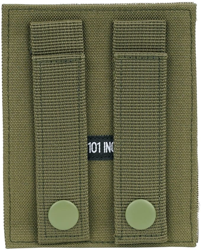 101inc MOLLE patch adapter hook + loop medium groen
