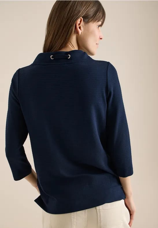 Shirt met structuur
