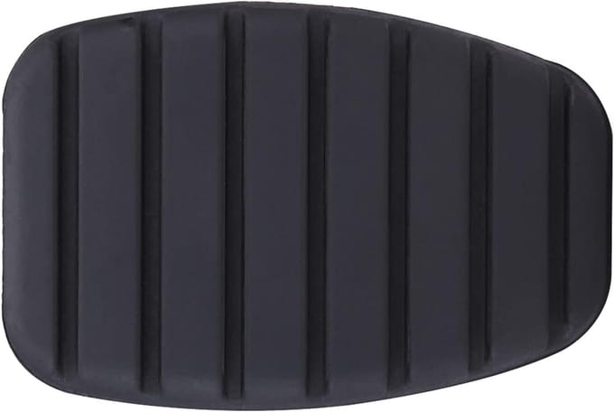 Pedaal Rubberen Pad - Rem Cover - Veilige Rit - Antislip Ontwerp - 9.7 x 8.6 cm - Zwart