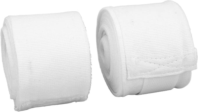 Boks Handwraps - Sport Bandages - Pols Beschermen - Sneldrogend Katoen - 5 meter - Wit