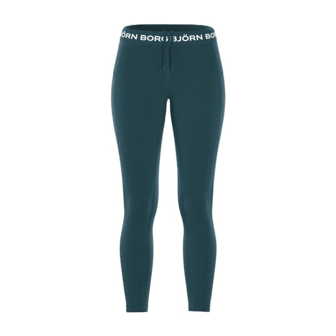 Björn Borg Performance Tight Dames Sportlegging - Groen - Maat S