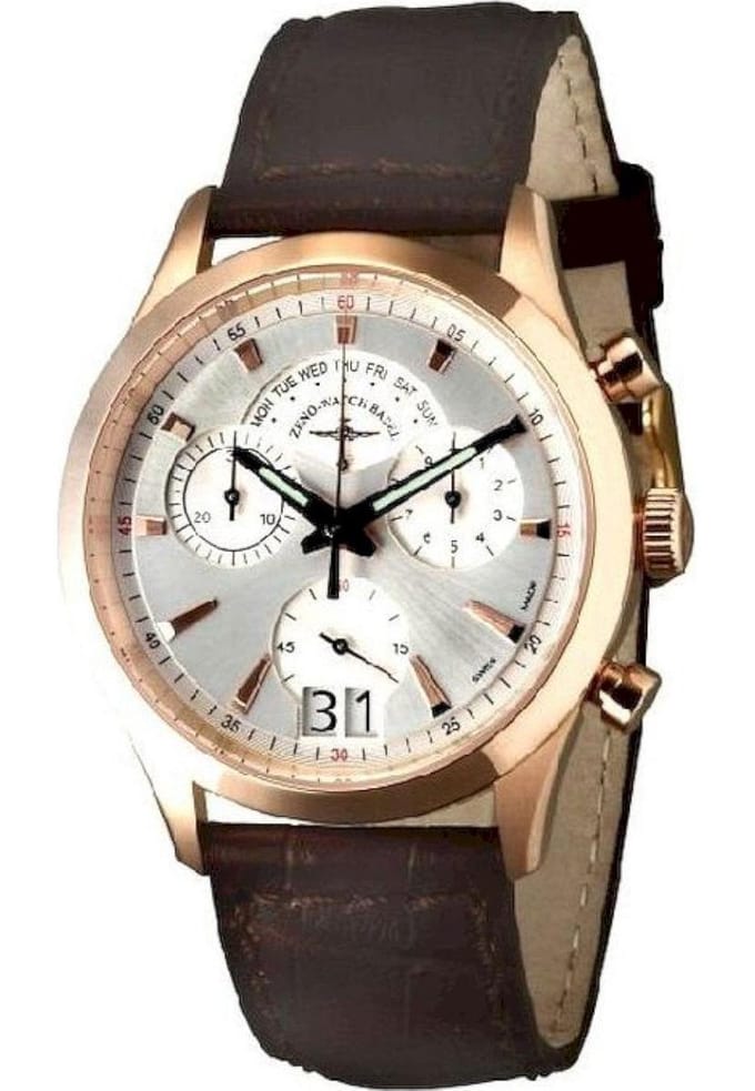Zeno Watch Basel Herenhorloge 6662-8040Q-Pgr-f3