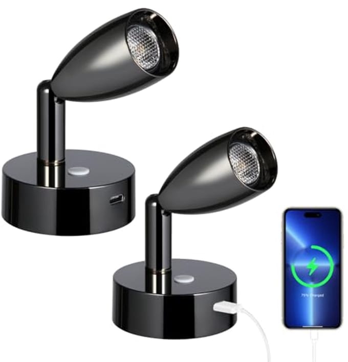 Dimbare 12V LED Wandleeskampverlichting met snellader