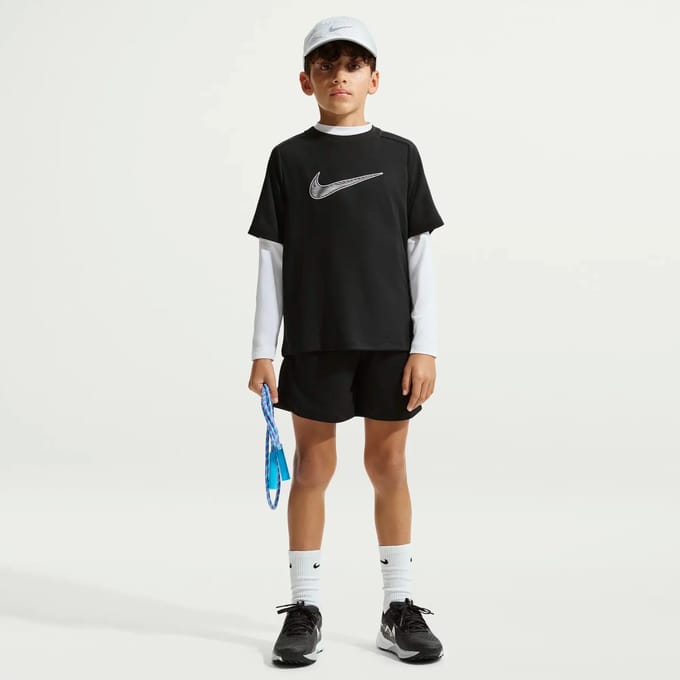 Nike Dri-Fit Multi  T-shirt Jongens-zwart