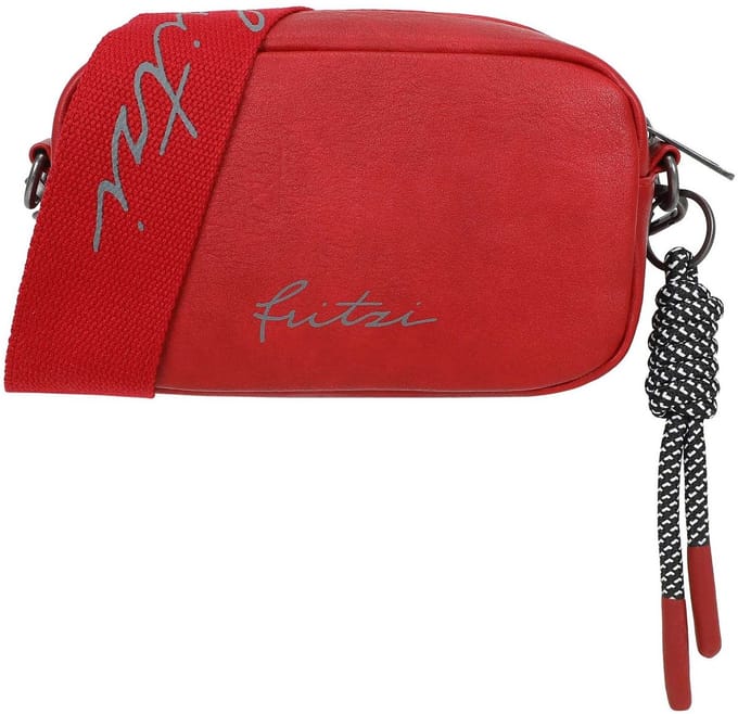Fritzi aus Preußen schoudertas Lou Cross Bag Red donkerrood