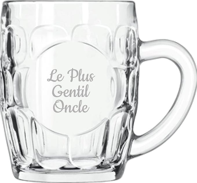 Bierpul gegraveerd - 55cl - Le Plus Gentil Oncle