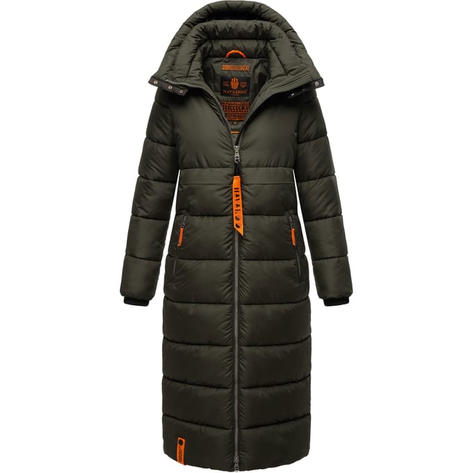 Navahoo dames gewatteerde wintermantel Kristallblume – Warm & Trendy