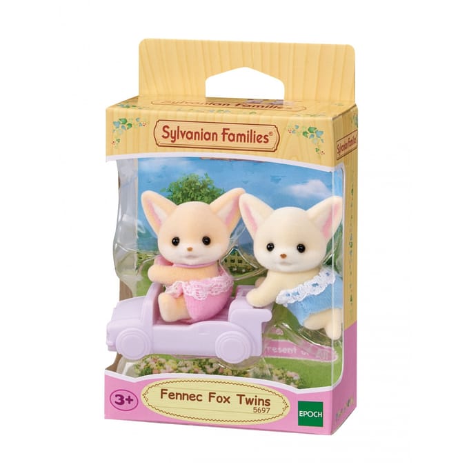 Sylvanian Families 5697 tweeling woestijn vos-fluweelzachte speelfiguren