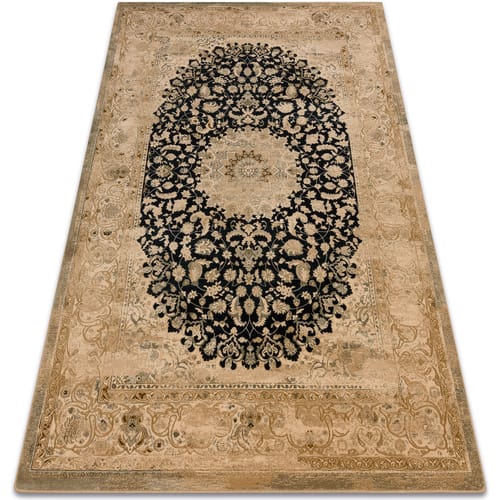 Kleden Rugsx tapijt SUPERIOR Piemonte rosette beige / marinebla 200x300 cm