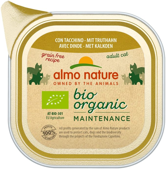 Almo Nature Bio Organic Maintenance - Kalkoen - 19 x 85g