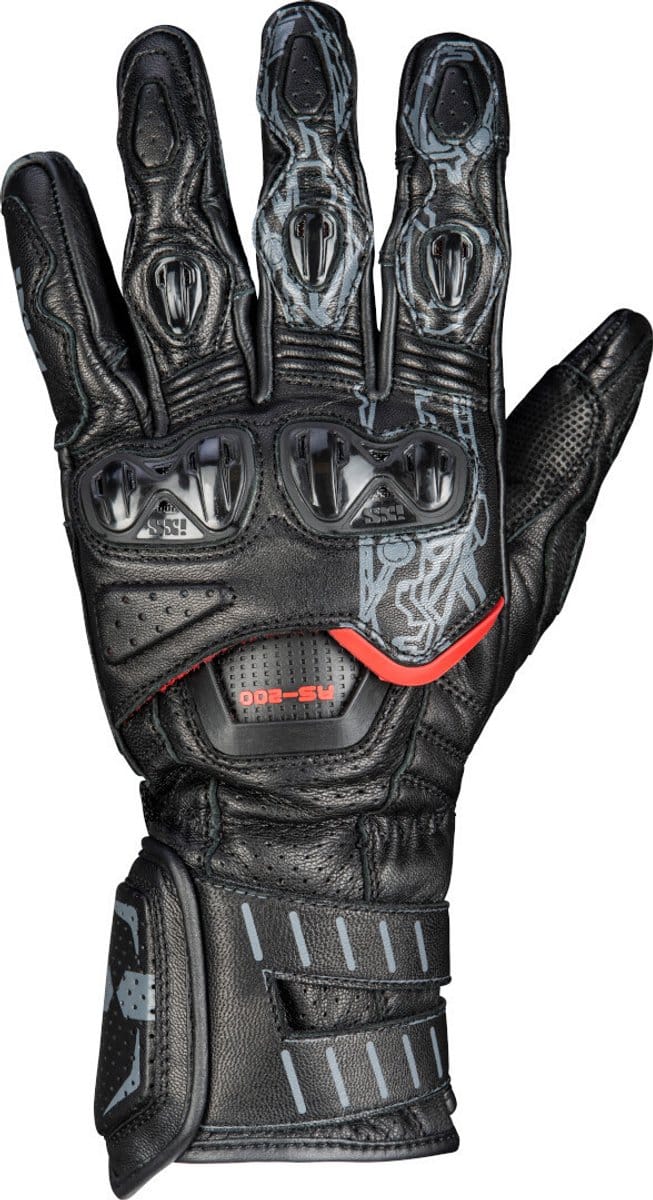IXS RS-200 3.0 Zwart Handschoenen - Handschoen