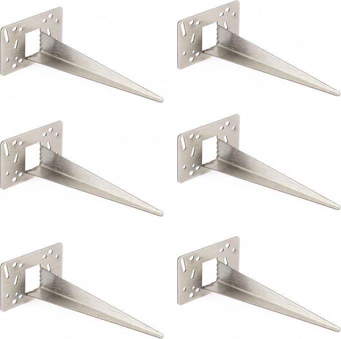 Tuinspiesen - Grondankers - Lampen Bevestigen - Professionele Kwaliteit - 10 x 6 x 18 cm
