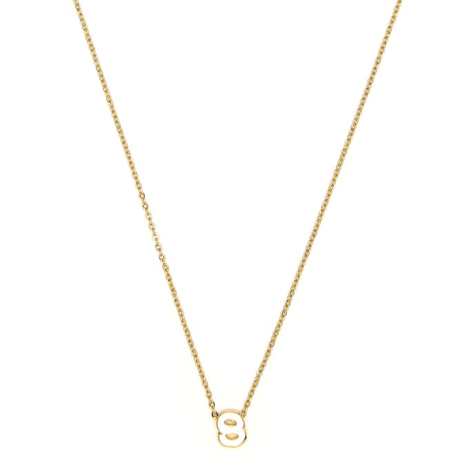 Luxenter Ketting met 18-karaats geelgouden afwerking - Alphabet