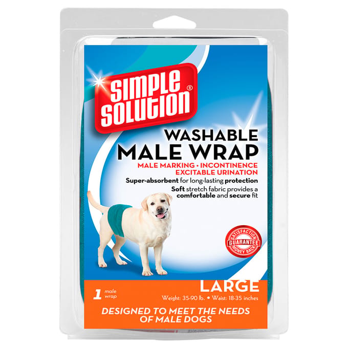 Simple Solution Wasbare Hondenluier - Maat L, 1 Stuk - wrap voor reuen