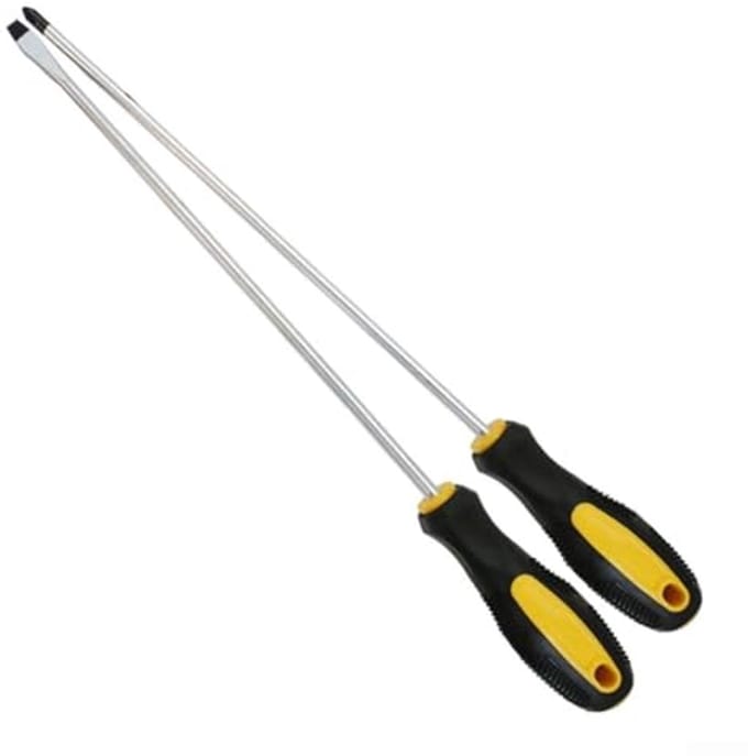 Magnetische 12" Lange Schroevendraaier Set voor Moeilijk Bereikbare Plaatsen