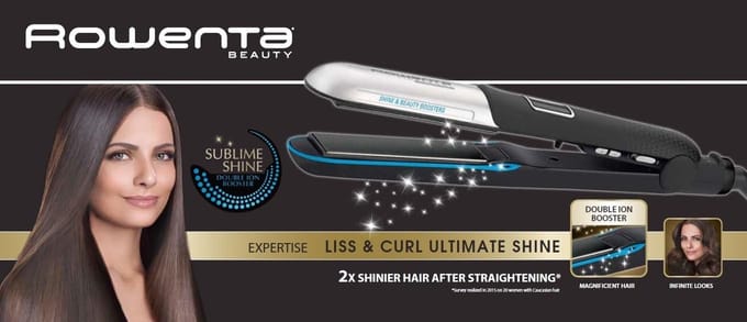 Rowenta SF6220 - 2in1 Liss & Curl - Ultimate Shine Stijltang  - 2x glanzender haar