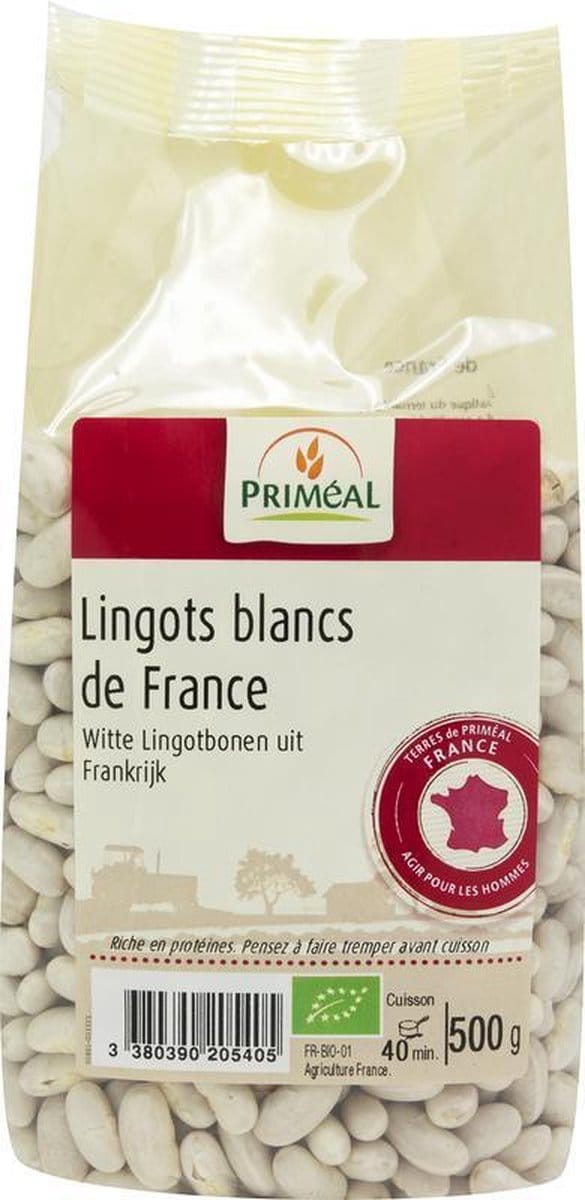 Primeal Witte lingotbonen Frankrijk 500 gram