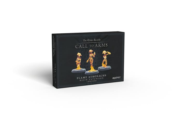 The Elder Scrolls: Call To Arms - Flame Atronachs - Miniature Game - Ongeschilderd