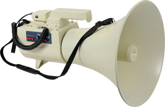 Adastra L50U 50 watt Megafoon met USB/SD speler