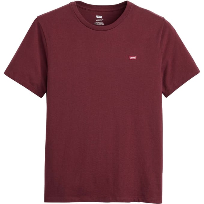 Levi's T-shirt Original Bordeaux - Maat L - Heren - Casual T-shirts