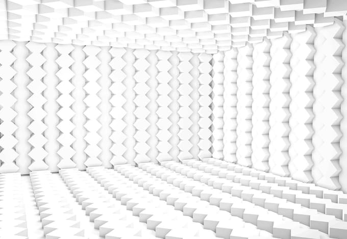 Fotobehang Abstract Modern 3D | XXL - 312cm x 219cm | 130g/m2 Vlies