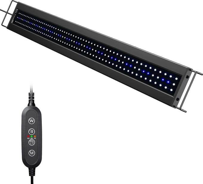 Thuys – LED Verlichting Aquarium Lamp – Met Timer Verstelbare Helderheid – Waterdicht 118 – 150 cm