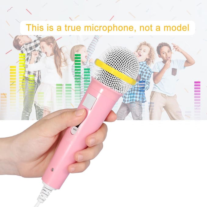 Kinderen Kinderen Microfoon Muziek Video Verhalen Vertellen Feest Microfoon voor Kinderen (Roze) roze
