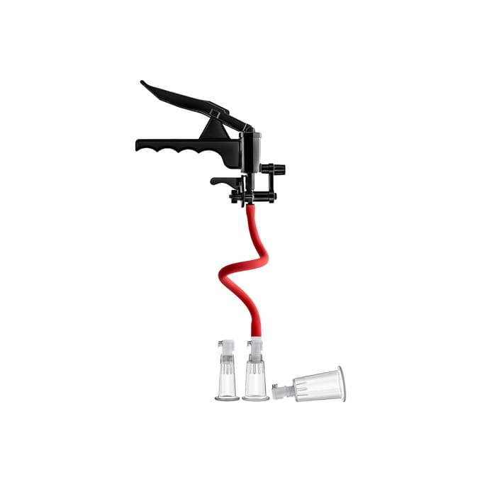 Tepel en Clitoris Pomp Set met Cilinders - Temptasia