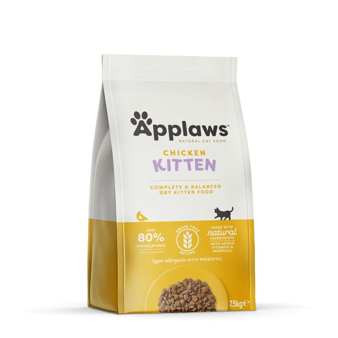 2x7,5kg Kitten Kip Applaws Kattenvoer