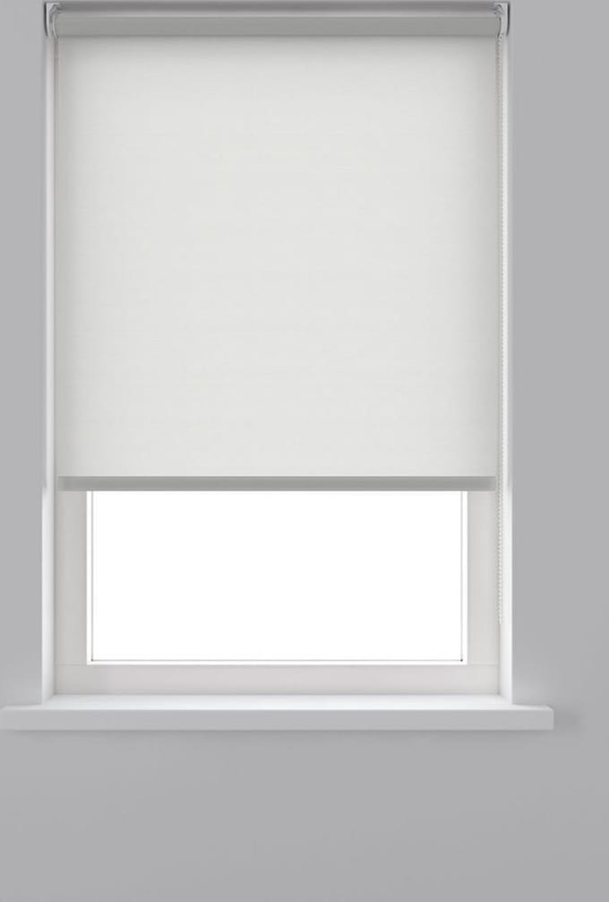 Decosol rolgordijn lichtdoorlatend - 90x190 cm - ribbel wit