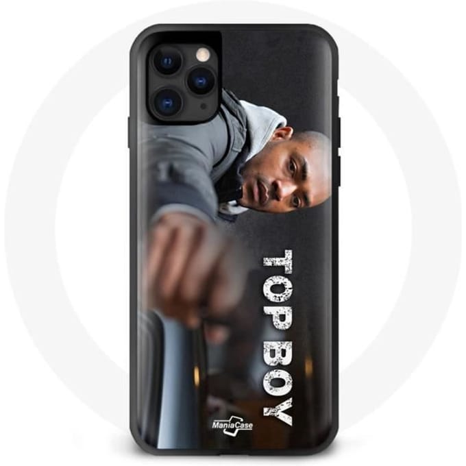 Coque Iphone 11 Pro Max - Top Boy - Dushane Ra'Nell - Silicone Noir - Design Dramatique - Souple noir