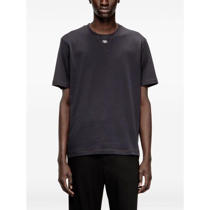 Diesel t-shirt t-madjust-tr man zwart