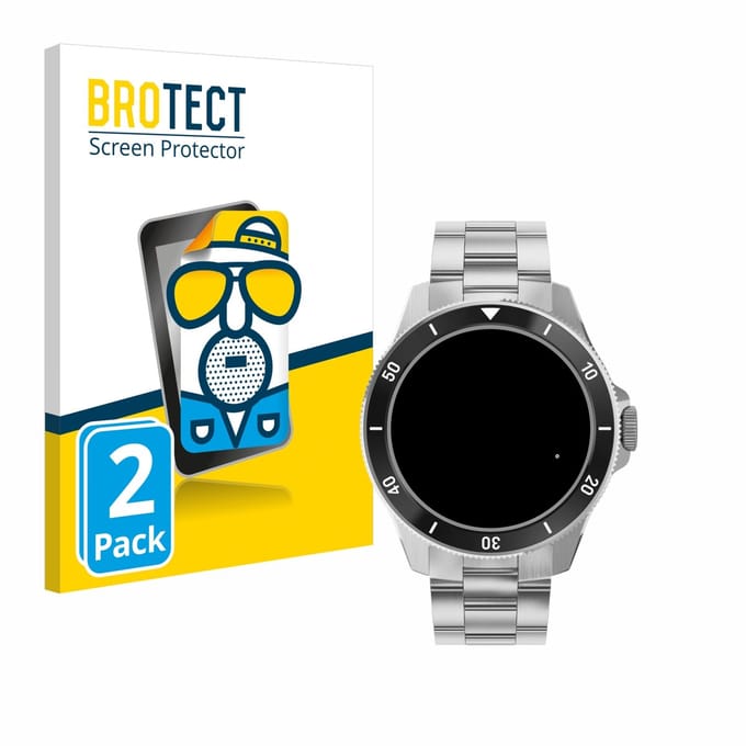 BROTECT - Screenprotector voor Withings ScanWatch Nova (42 mm) - Folie Beschermfolie matte 2 Stuks