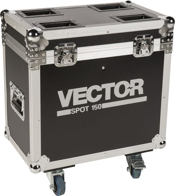 lightmaXX TOUR CASE - 2x VECTOR SPOT 150 - Voor moving heads