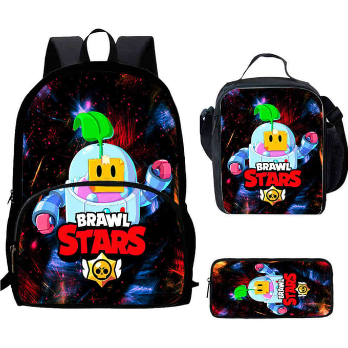 Sac à dos Brawl Stars Impression Haute Définition Multifonctionnel Léger