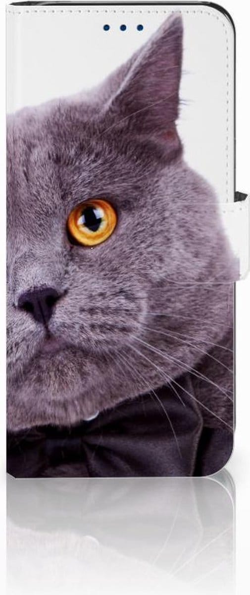 Samsung Galaxy S8 Telefoonhoesje met Pasjes Kat