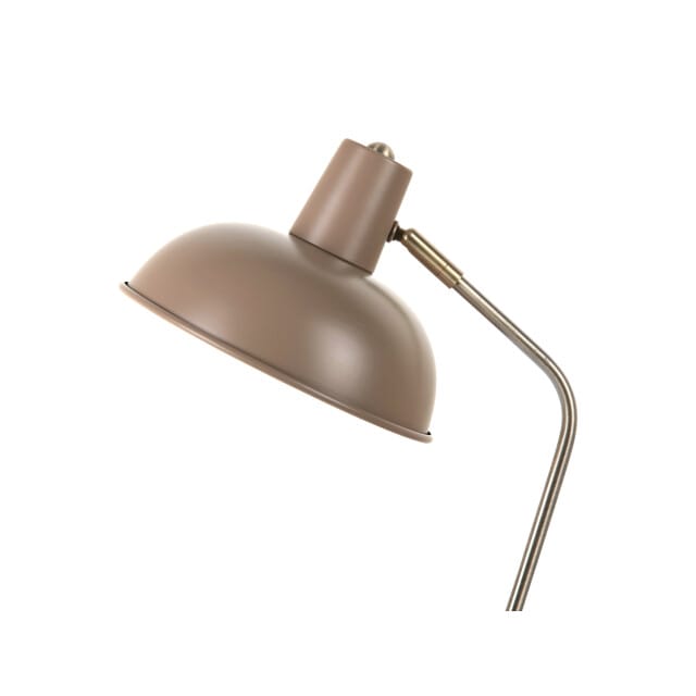 Leitmotiv tafellamp hood saddle brown