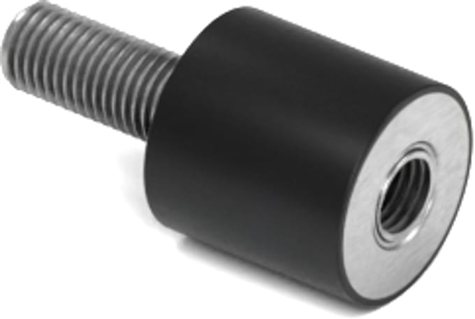 Rubbermagazijn - Trillingsdemper - Type B - 10x10mm - M4 - Set 10 stuks