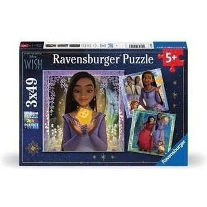 Asha's wens puzzel van 3x49 stukjes Ravensburger Disney Wish
