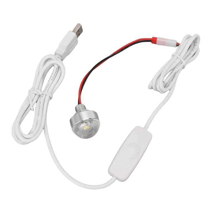 Mini LED Spotlight 5V USB-voeding Dimbare Spot Light voor Vitrine Sieradenkast Binnen gray