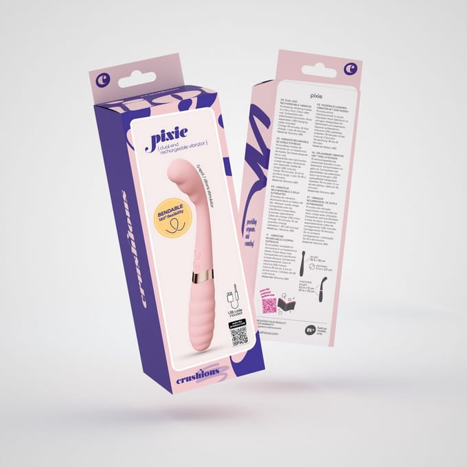 Pixie - Flexibele Dual Vibrator - Roze