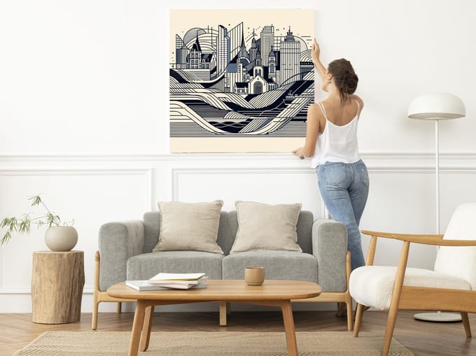 Kunstprint | Wanddecoratie | Dibond | 30 × 30 cm