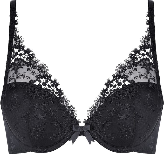 Simone Pérèle - Wish Push-Up Triangel BH Zwart - maat 65E - Zwart