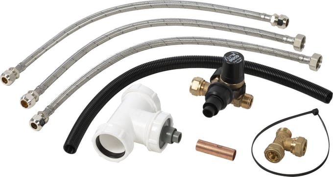 Solidparts Aansluitset voor Boilers met 3/8" aansluiting