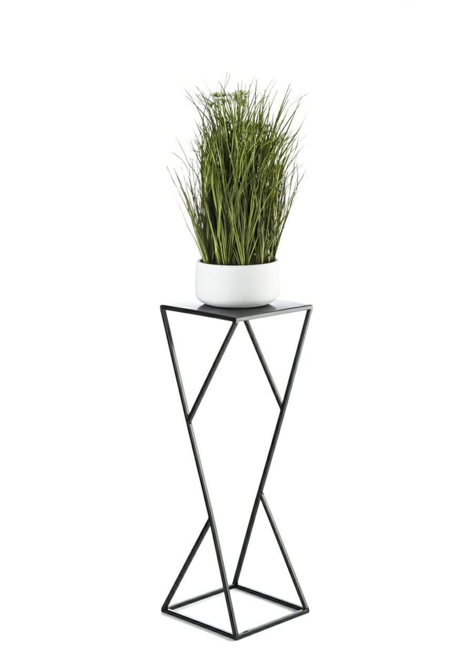 LoftPlant Modern - Plantenstandaard - Modern loftdesign - Staalconstructie - Zwart - 70 cm